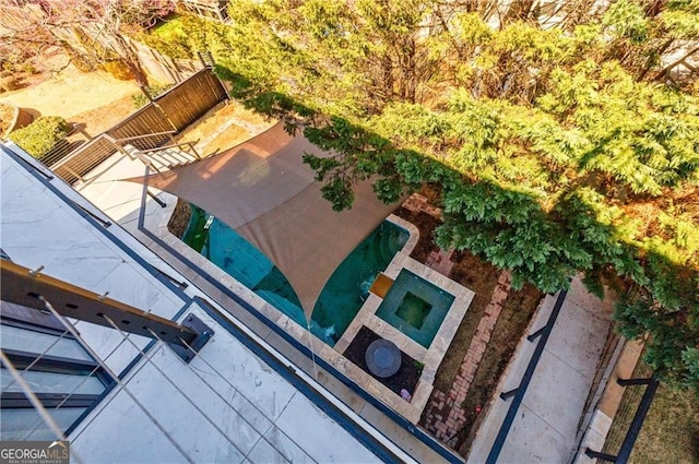 1812 Hunters Gln, Marietta, GA 30062 - view from above of property