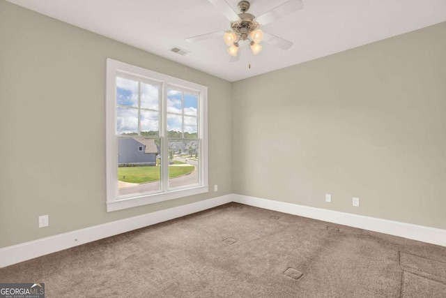 21 Creekview Dr SE, Cartersville, GA 30120 - unfurnished room featuring carpet flooring and a ceiling fan