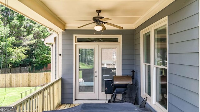 21 Creekview Dr SE, Cartersville, GA 30120 - doorway to property featuring a ceiling fan