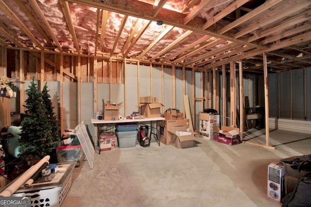 21 Creekview Dr SE, Cartersville, GA 30120 - view of unfinished basement