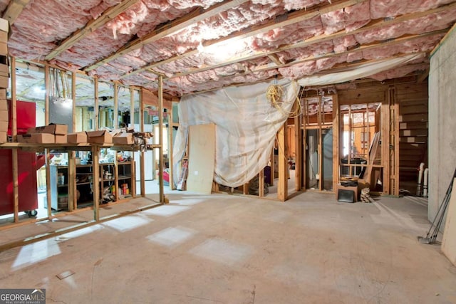 21 Creekview Dr SE, Cartersville, GA 30120 - view of unfinished basement