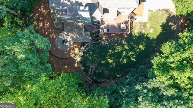 214 Davis Mill Rd, Ball Ground, GA 30107 - view from above of property