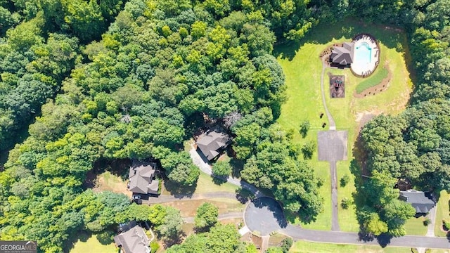 214 Davis Mill Rd, Ball Ground, GA 30107 - aerial view of property and surrounding area