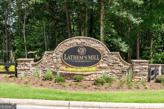 214 Davis Mill Rd, Ball Ground, GA 30107 - view of community sign