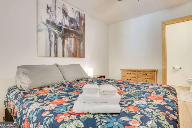 327 Brucken Strasse Unit 311, Helen, GA 30545 - bedroom with wood finished floors