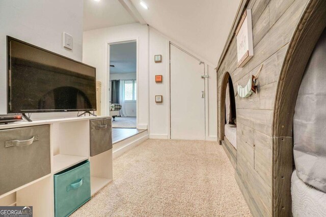 327 Brucken Strasse Unit 311, Helen, GA 30545 - bathroom featuring vaulted ceiling