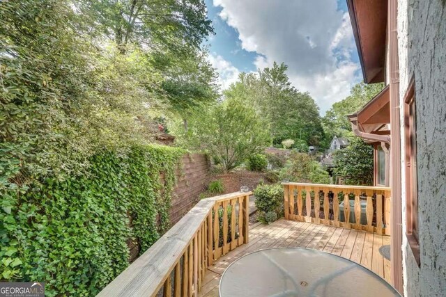 327 Brucken Strasse Unit 311, Helen, GA 30545 - view of wooden deck