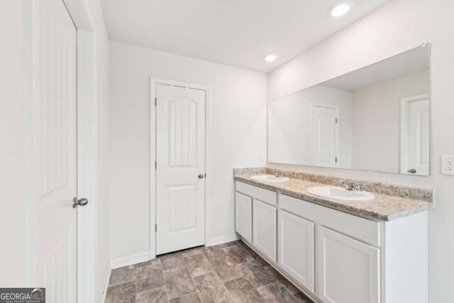 109 Grand Hickory Way, Dawsonville, GA 30534 - full bathroom with double vanity and recessed lighting