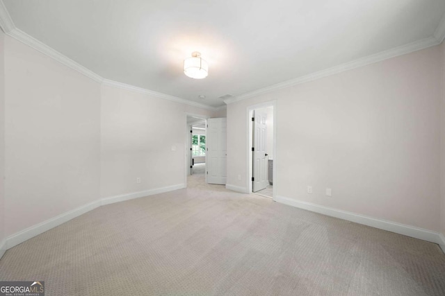 4544 Cavallon Way NW, Acworth, GA 30101 - unfurnished room with crown molding and light carpet