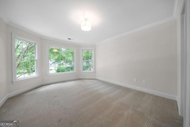 4544 Cavallon Way NW, Acworth, GA 30101 - unfurnished room featuring ornamental molding and light carpet