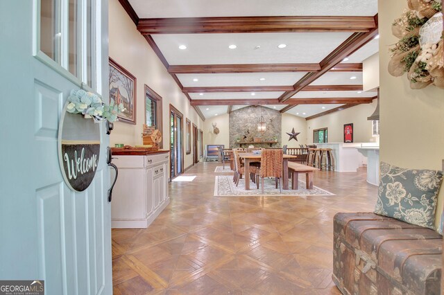 115 Shoal Creek Dr, Sharpsburg, GA 30277 - dining space with recessed lighting and baseboards