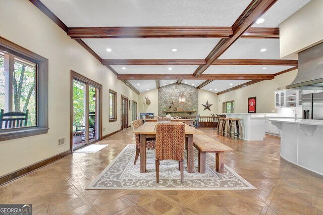 115 Shoal Creek Dr, Sharpsburg, GA 30277 - dining room with baseboards and recessed lighting