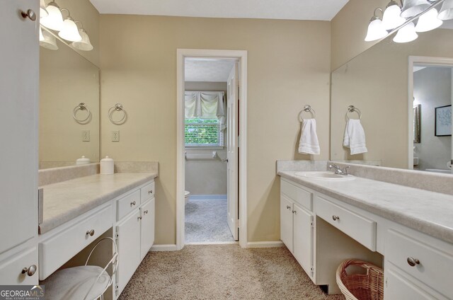 115 Shoal Creek Dr, Sharpsburg, GA 30277 - bathroom featuring vanity and toilet