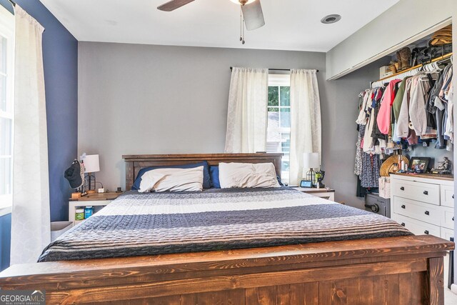 1508 Windsor Rd, Perry, GA 31069 - bedroom featuring ceiling fan