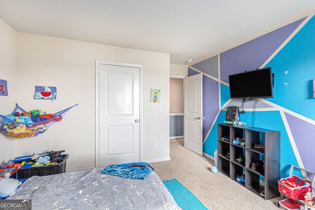 3350 Clawing Hawk Way, Douglasville, GA 30135 - bedroom with carpet flooring and baseboards