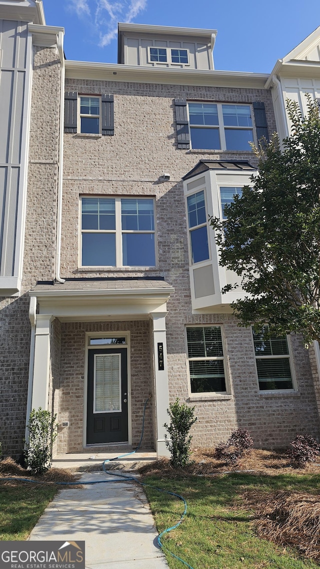 547 Fundao Ln # 24, Lawrenceville, GA 30046 - view of front facade featuring brick siding