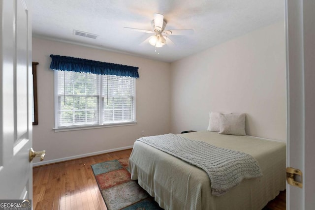 17 Shotgun Rd NW, Cartersville, GA 30121 - bedroom featuring hardwood / wood-style floors and a ceiling fan