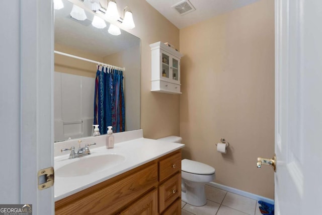 17 Shotgun Rd NW, Cartersville, GA 30121 - bathroom featuring tile patterned flooring, vanity, and curtained shower