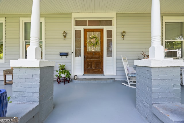 514 S Jefferson St, Washington, GA 30673 - doorway to property with covered porch