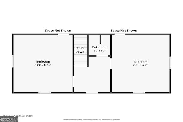 514 S Jefferson St, Washington, GA 30673 - view of floor plan / room layout