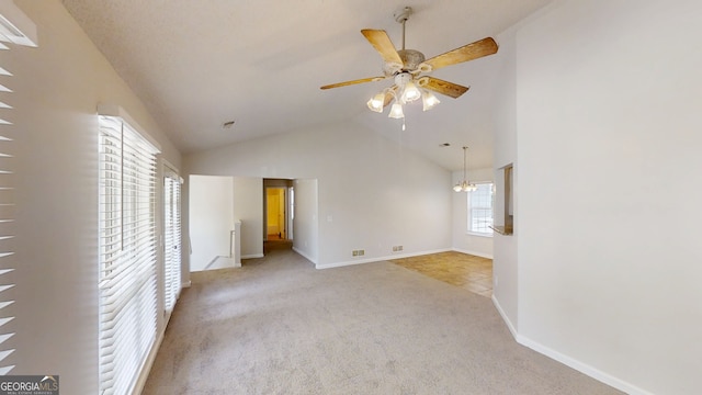 3157 Peartree Dr NW, Acworth, GA 30101 - unfurnished bedroom featuring carpet flooring and vaulted ceiling