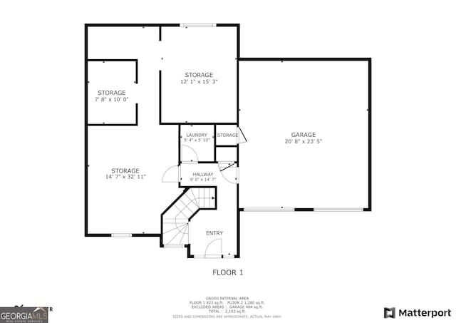3157 Peartree Dr NW, Acworth, GA 30101 - view of floor plan / room layout