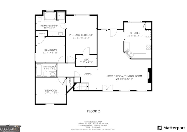 3157 Peartree Dr NW, Acworth, GA 30101 - view of room layout