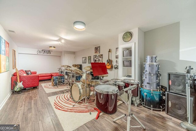 1461 Radstone Dr, Lawrenceville, GA 30044 - game room featuring wood finished floors and baseboards