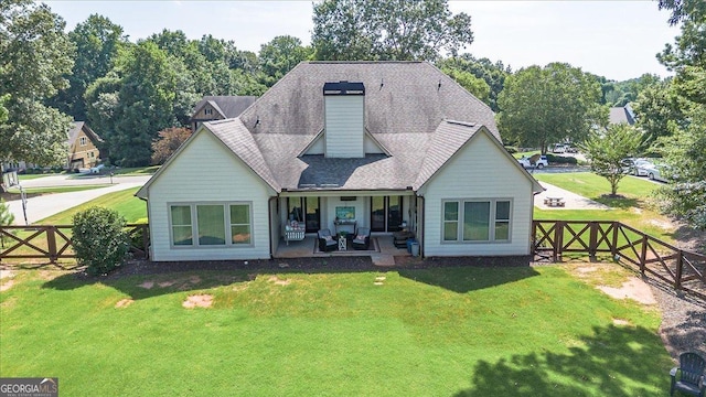 112 Sterling Lake Way, Jefferson, GA 30549 - view of front of house featuring a fenced backyard and roof with shingles