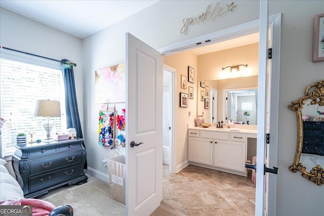 112 Sterling Lake Way, Jefferson, GA 30549 - bathroom with vanity and baseboards