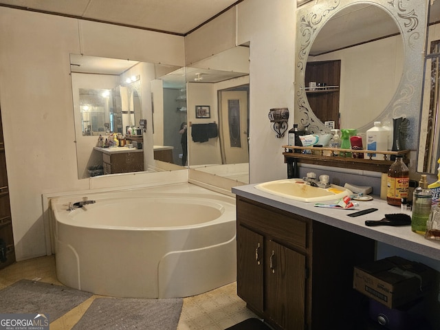 74 Holly Dr, Carrollton, GA 30116 - full bath with a garden tub and vanity