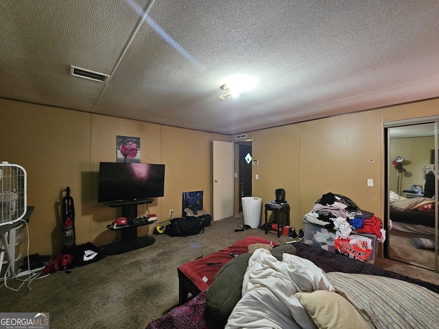 74 Holly Dr, Carrollton, GA 30116 - living area featuring carpet flooring and a textured ceiling