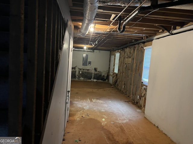 1701 Charmeth Rd, Lithonia, GA 30058 - below grade area with electric panel