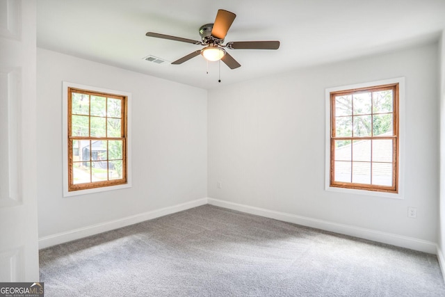 911 Oakland Dr SW, Atlanta, GA 30310 - empty room featuring ceiling fan and carpet floors