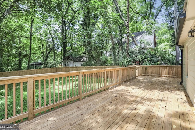 911 Oakland Dr SW, Atlanta, GA 30310 - wooden terrace with a fenced backyard