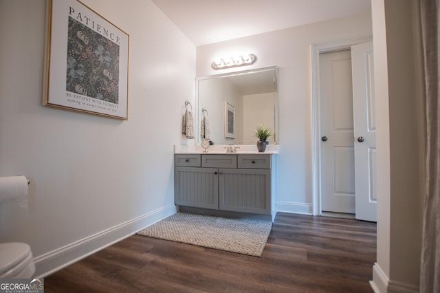 713 Birkdale Blvd, Carrollton, GA 30116 - bathroom featuring wood finished floors and vanity