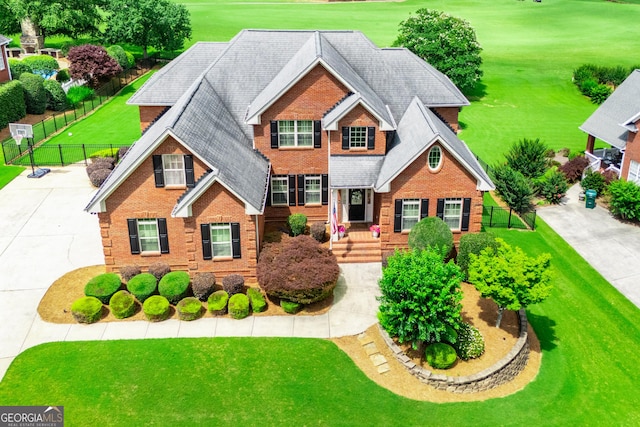713 Birkdale Blvd, Carrollton, GA 30116 - view of front facade with brick siding and golf course view