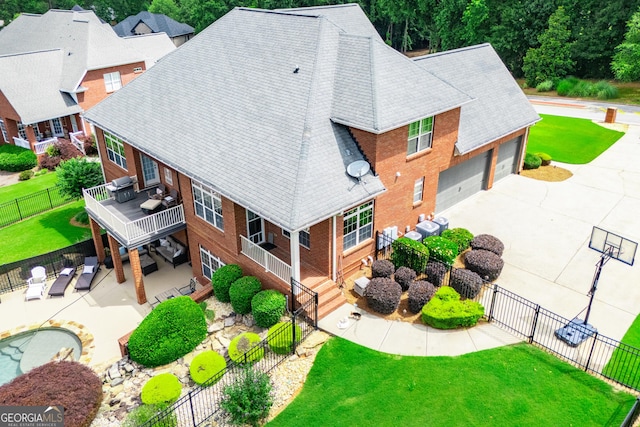 713 Birkdale Blvd, Carrollton, GA 30116 - view from above of property