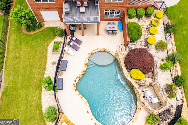 713 Birkdale Blvd, Carrollton, GA 30116 - view of subject property featuring a pool area