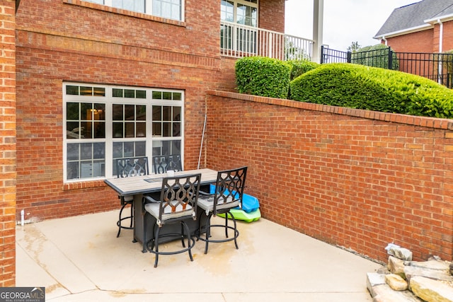 713 Birkdale Blvd, Carrollton, GA 30116 - view of patio featuring outdoor dining space