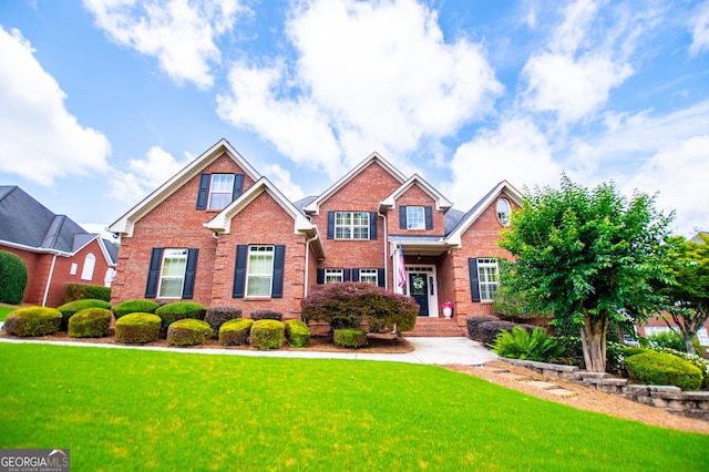 713 Birkdale Blvd, Carrollton, GA 30116 - view of front of property featuring brick siding and a front lawn