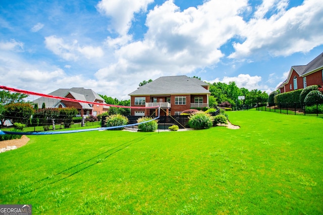 713 Birkdale Blvd, Carrollton, GA 30116 - back of property featuring volleyball court
