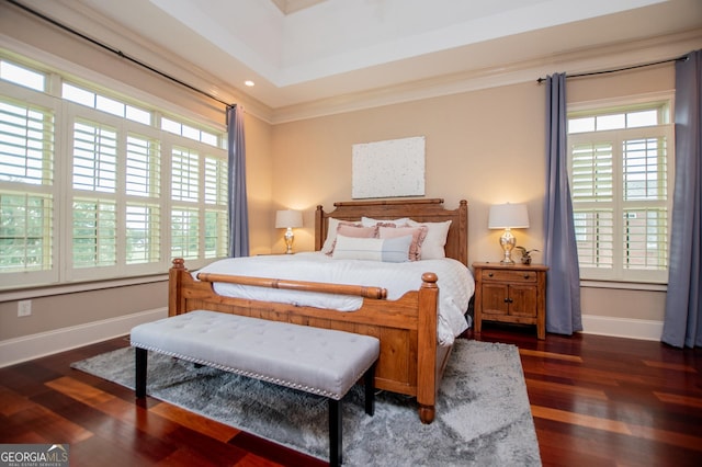 713 Birkdale Blvd, Carrollton, GA 30116 - bedroom featuring crown molding, wood finished floors, and recessed lighting