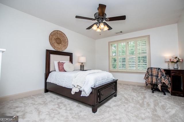 713 Birkdale Blvd, Carrollton, GA 30116 - carpeted bedroom with baseboards and a ceiling fan