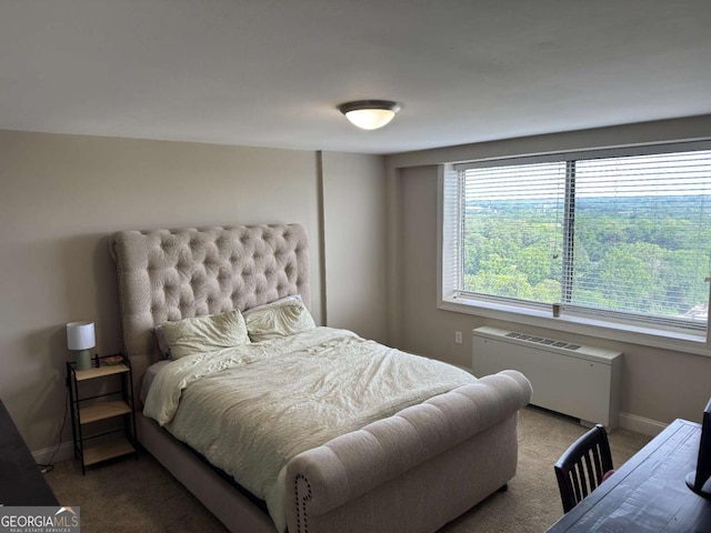 2479 Peachtree Rd NE Unit 1714, Atlanta, GA 30305 - bedroom with carpet floors and radiator