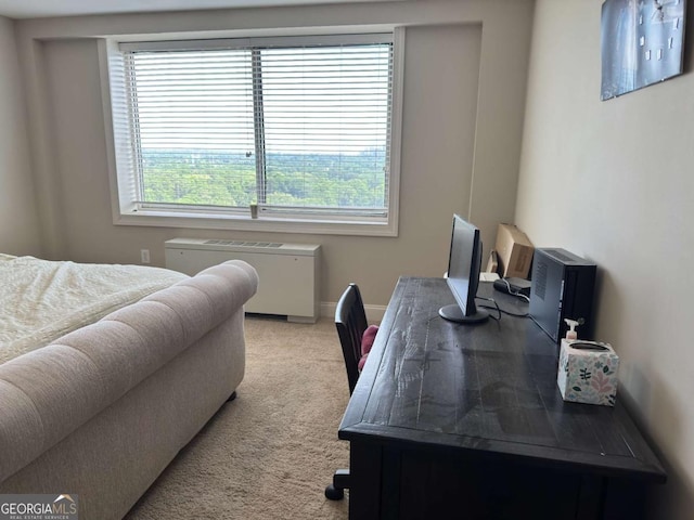 2479 Peachtree Rd NE Unit 1714, Atlanta, GA 30305 - bedroom featuring carpet and radiator