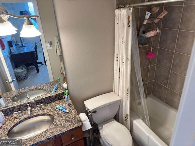 2479 Peachtree Rd NE Unit 1714, Atlanta, GA 30305 - bathroom with vanity and shower / bath combo