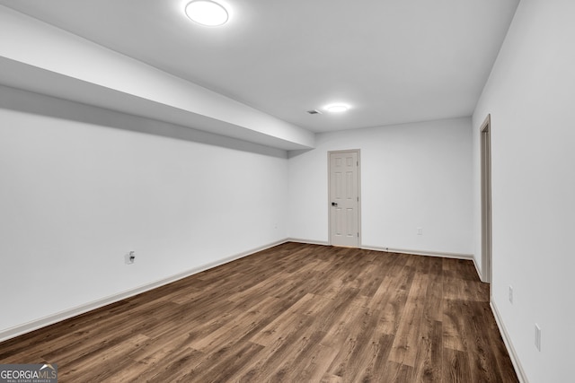 90 Lake Avalon Ct, Dallas, GA 30157 - finished basement featuring wood finished floors and baseboards