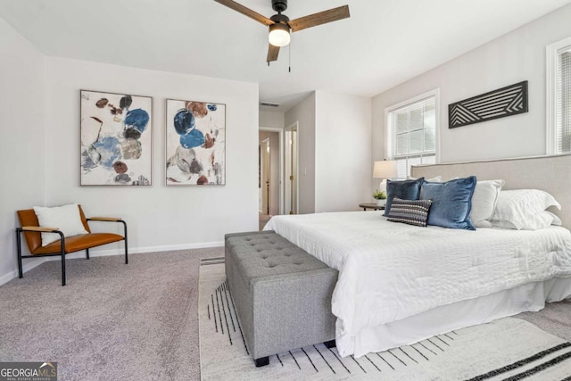 260 Westview Pl SW, Atlanta, GA 30314 - carpeted bedroom with baseboards and ceiling fan