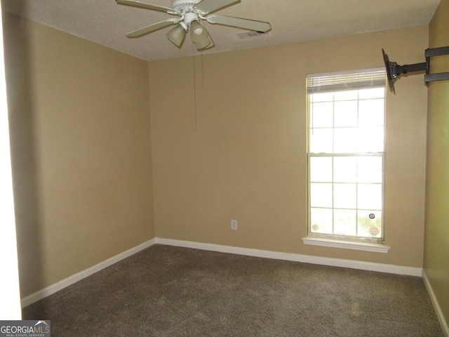 5799 Eagles Feather Ln, Riverdale, GA 30274 - carpeted empty room featuring ceiling fan and baseboards
